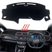 for Nissan Leaf 2017-2023 EV Dashboard Mat Dashmat Car Carpet Pad RHD BLACK
