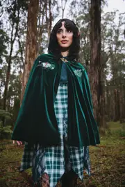 Keeper Of The Woods Velvet Cloak