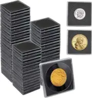 60 Pack Coin Holders, for Collectors Coin, Collection Supplies Silver, Dollar