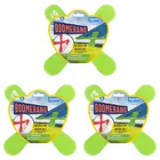 3x Pocket Money Fun 26cm Indoor Boomerang Freesbie Kids/Children Toy Assort 3+