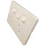 3A AU Double Powerpoint – SAA – Slim– White - Round Corner