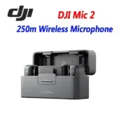 DJI MIC 2 Wireless Lavalier Microphone System ALL-IN-ONE 250m for Camera Phone