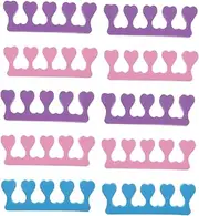 Healeved 90pcs Toe Separators Manicure Toe Divider Tools for Women Nail Art Accessories Eva Material