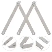 2 Pcs Folding Table Connector Locking Hinges Chain Lid Stay Chest