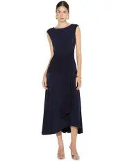 [Montique] Mia Jersey Dress in Navy