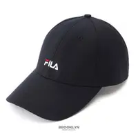 在飛比找蝦皮商城優惠-FILA 老帽 黑 刺繡 經典款六片帽 後扣 年份 帽子 H