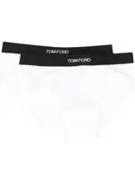 [Tom Ford] Tom Ford-Set Da 2 Slip In Cotone Con Elastico Logato-Uomo S