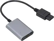 720P HD MI Video Adapter Fit for NTSC PAL N64 SNES SFC NGC Game Console Aspect Ratio Switch S Video SV AV HDTV Converter Game Adapter with 4:3 16:9 Switcher