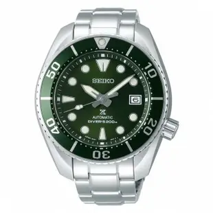 【SEIKO 精工】Prospex SUMO 相撲錶水鬼鋼帶機械錶款45mm(三款可選/黑/綠/可樂6R35-00A0)