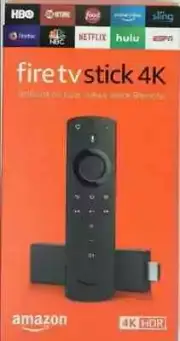Amazon Fire TV Stick 4K Streaming Device with Alexa Voice Remote - Black