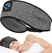 Voerou Sleep Headphones Bluetooth Headband Headphones, Adjustable Sleeping Headphones, 10+ Hours Play Time with Stereo HD Hi Fi Speakers, Perfect for Sleep, Workout, Yoga, Travel, Insomnia, Meditation