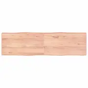 vidaXL Table Top Light Brown 180x50x(2-6)cm Treated Solid Wood Live Edge