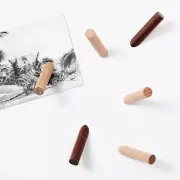 RARE New 6 x Areaware Wooden Sticks Fridge Incu Deco Styling Design Magnets