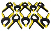 50 Pieces 6" Nylon Spring Clamps Heavy Duty 3" Jaw Opening Holds 25lbs Multi-Use