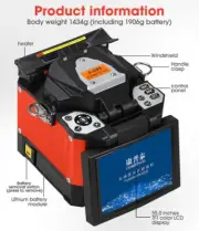 A-80S Optical Fiber Fusion Splicer FTTH Automatic Fiber Optic Splicing Machine