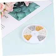 ULTECHNOVO 1 Pack Sheep Eye Socket Hook Sheep Eye Bolts Nails Sheep Eye Screws Kit Household Screws Boxed Screws Mixed Color Screws Cooker Knobs Locket Eye Pin Self-Tapping Hook Threaded Hook