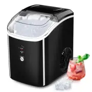 Nugget Ice Maker Countertop, Portable Crushed Sonic Ice Machine, Self Cleaning I