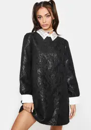 [Sister Jane] Figure Jacquard Mini Dress