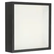 9x9 Shadow Box Frame Wood Dried Flower Display Stand Floating Photo Frame Black