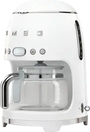 Smeg Retro Drip Filter Coffee Machine - White