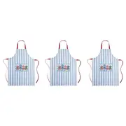 3PK Porto Night Before Cotton Chef Apron w/ Front Pocket Kitchen Cooking 95cm