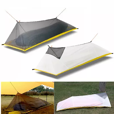 Ultralight 1 Person Outdoor Camping Tent Summer Mesh Tent Nylon Body Inner Tent