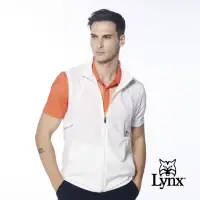 在飛比找momo購物網優惠-【Lynx Golf】男款吸排透氣易溶紗3M反光印花網布剪接