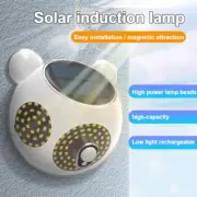 1800mah Solar Sensor Light 6000k White Light Support Magnetic Installation Garde