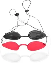 HOMOCONO 3pcs Beauty Mask Holiday Light Glasses Portable Eye Shade Blackout Goggles Sunbathing Goggles Tanning Eye Protection Eye Shades Safety Elastic Eye Patch Eye Protection Goggles
