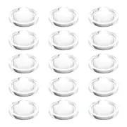 Diameter 25mm Flat Convex Lens, 15 Pcs Height 8mm Flashlight Optical Lens