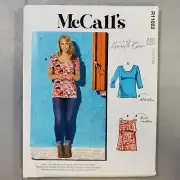 McCalls Pattern R11022 Misses Tops 6 Variations Learn To Sew L XL XXL UNCUT