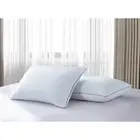 Serta 233 Thread Count Summer And Winter White Goose Feather Bed Pillow