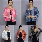 5PC Quilted Cotton Patchwork Jacket Handmade Cotton Jacket Women's Clothing