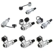 WS16 TQ+ZM Waterproof Connectors Aviations Male Female Socket 2 3 4 5 7 9 10