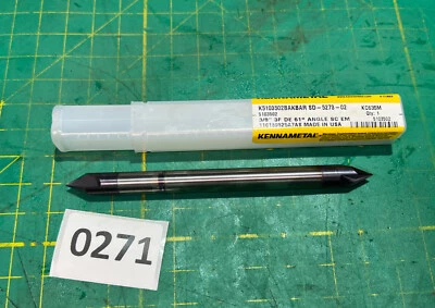 KENNAMETAL 3/8 3F 60 DEGREE V-ENDMILL SD-5273-02