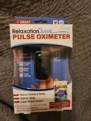iChoice Smart Pulse Oximeter Relaxation Coach OX200 Bluetooth Oxygen Heart Rate