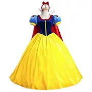 Adult Snow White Princess Adult Costume Halloween Fancy Dress Book Day Fairytale M