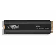 Crucial T700 1TB Gen5 NVMe SSD Heatsink - 11700/9500 MB/s R/W 600TBW 1500K IOPs 1.5M hrs MTTF with DirectStorage for Intel 13th Gen & AMD Ryzen 7000