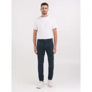 Replay Mens Chino Pants Slim Fit Zeumar Jeans Navy