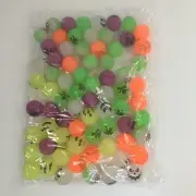 72 Pieces Halloween Bouncing Balls 6 Halloween Theme Designs Glow in The Dark