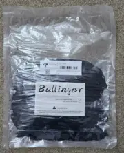 Ballinger Black Craft Feathers Bulk - 120Pcs 6-8 Inch Real Goose Feathers