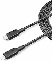 Anker USB C to Lightning Cable, 310 USB-C to Lightning Braided Cable, MFi Certified, Fast Charging Cable for iPhone 14 Plus 14 14 Pro Max 13 13 Pro iPhone 12 (Charger Not Included) (1.8m)