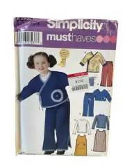 Simplicity Sewing Pattern 0678 5391 Pants Jumper Coat Top Child Size 3-8