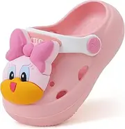 [LEDINEY] Adorable Toddler Clogs Comfort Boys Girls Slippers Kids Slip On Garden Shoes Beach Cartoon Slide Sandals(Toddler/Little Kids)