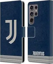 Head Case Designs Officially Licensed Juventus Football Club Away 2020/21 Match Kit Leather Book Wallet Case Cover Compatible with Samsung Galaxy S24 Ultra 5G