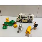 二手 LEGO 樂高 得寶 動物園 系列 10502 遊覽巴士