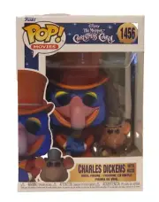 Muppets Christmas Carol - Charles Dickens & Rizzo Flocked #1456 Funko Pop Vinyl