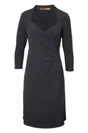 Splice Ruched Dress--MART-M9049SP