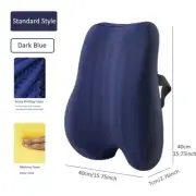 Memory Foam Seat Cushion Waist Back Support Pillow Set Orthopedic Ergonomic Cocc
