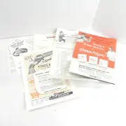 VINTAGE 1959 CROSSMAN HAHN PELLGUNS MAIL IN ORDER FORM & ADVERTISEMENT BROCHURES